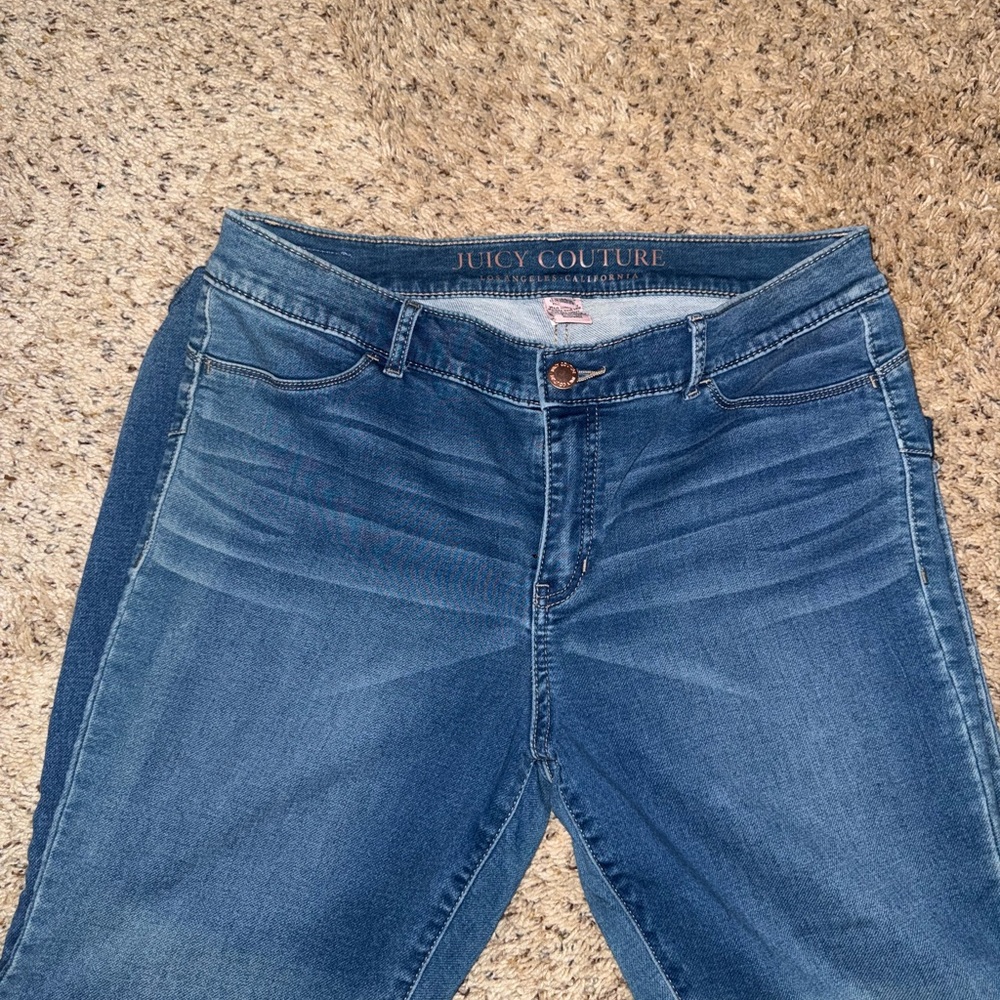 Juicy Couture High Rise Blue Jeans Classic Style